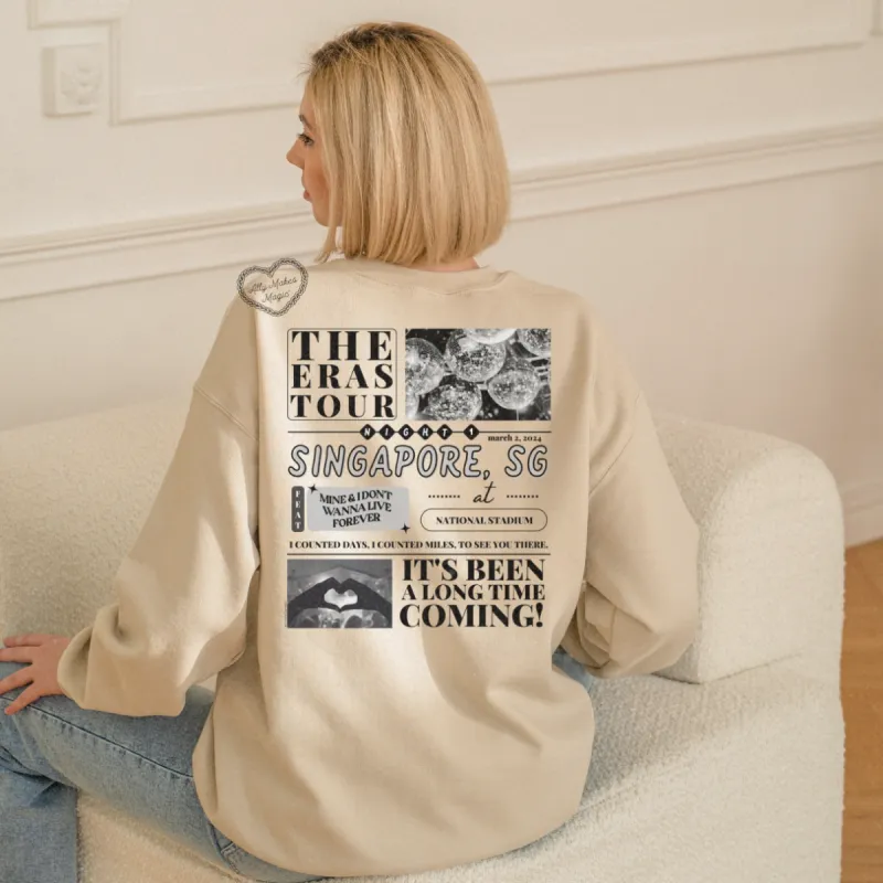 singapore night 1 sweater | gildan sold by Ally Makes Magic