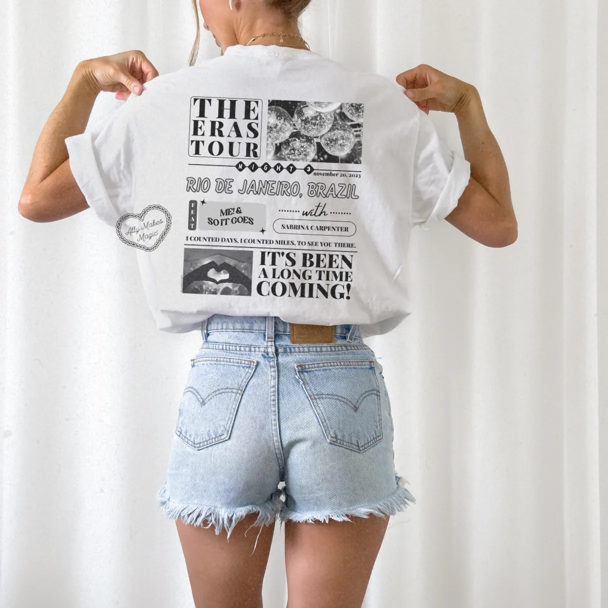 rio de janeiro night 3 t-shirt | comfort colors sold by Ally Makes Magic