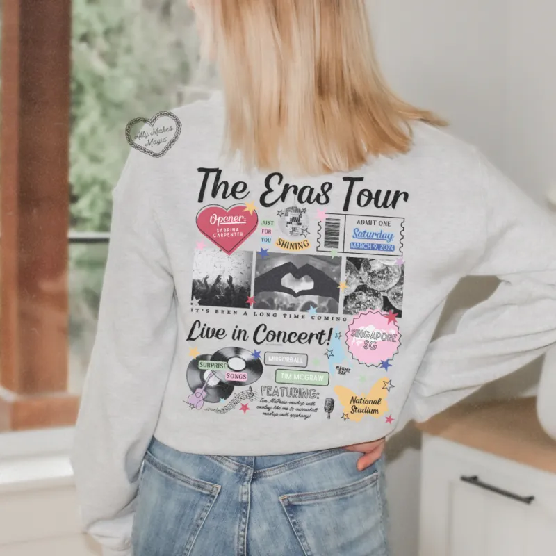 singapore night 6 retro sweater | gildan sold by Ally Makes Magic