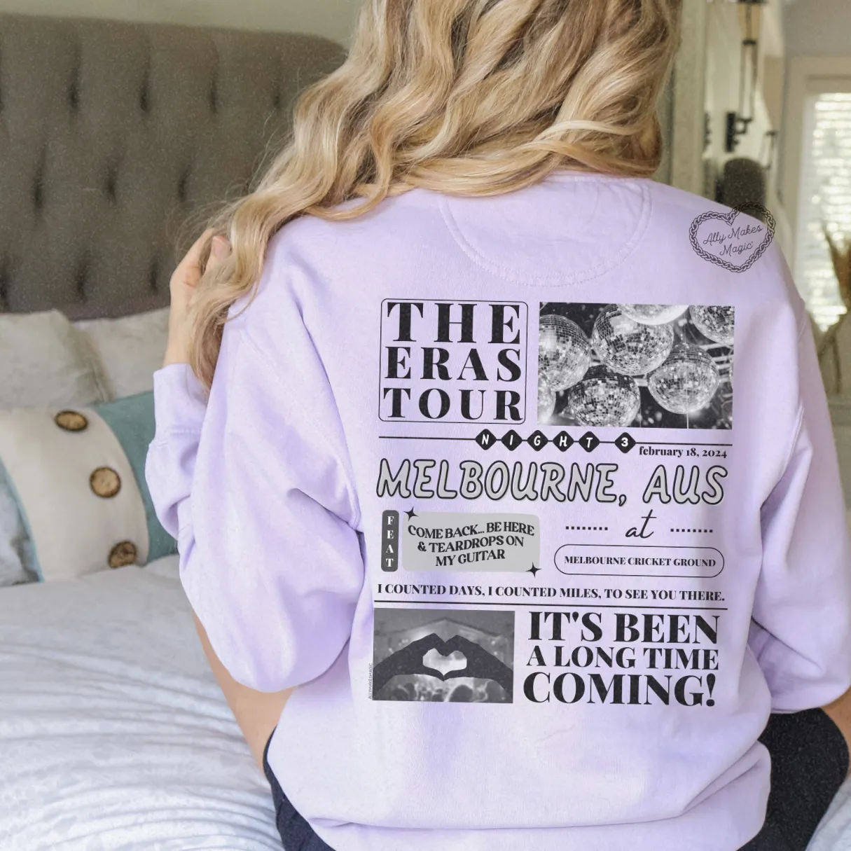 melbourne night 3 pullover | comfort colors sold by Ally Makes Magic