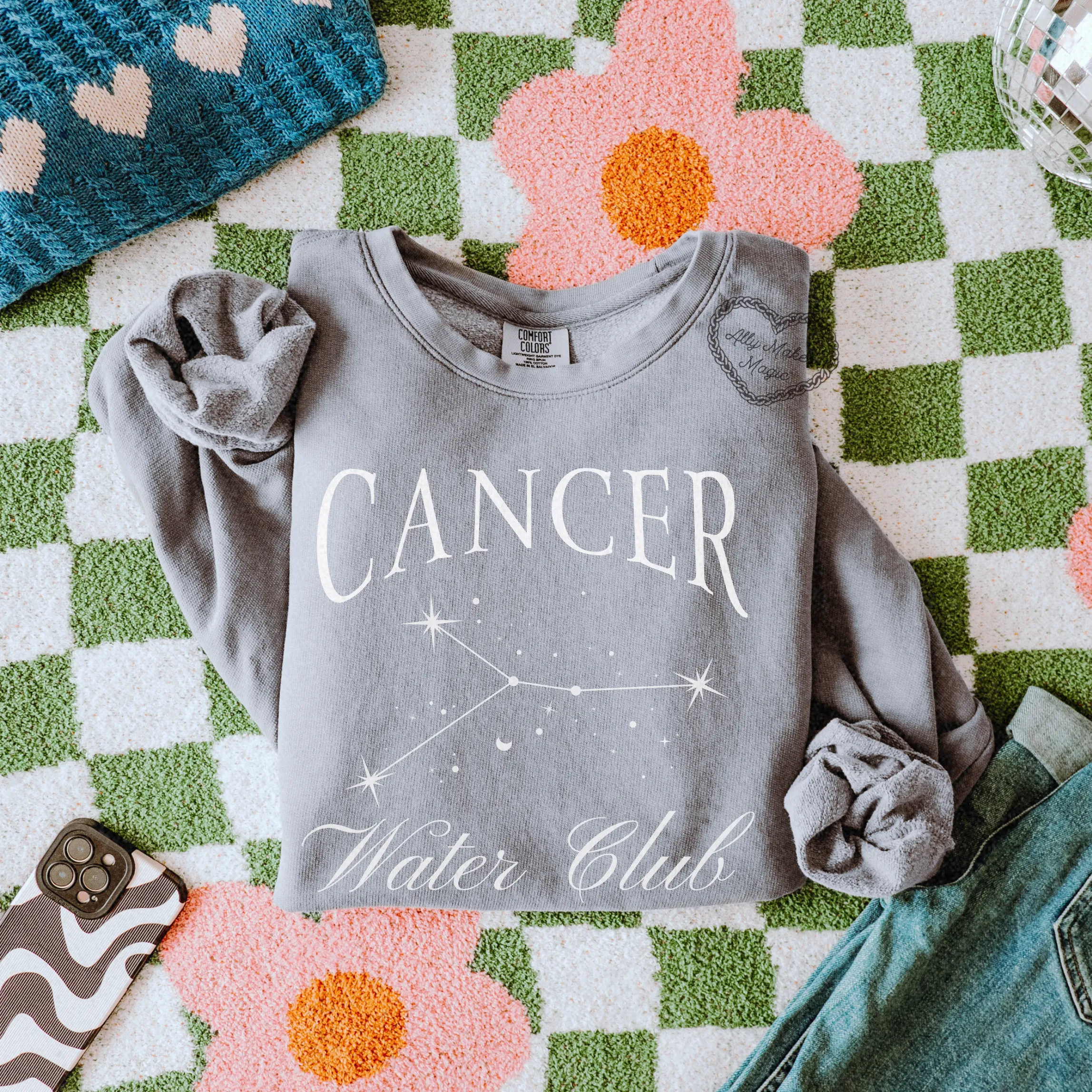 cancer zodiac crew sold by Ally Makes Magic product image thumbnail 3