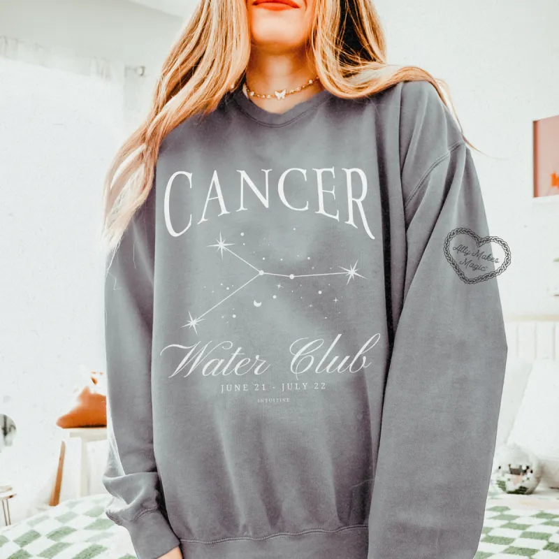 cancer zodiac crew sold by Ally Makes Magic