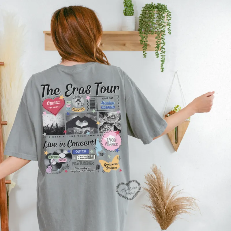lyon night 2 retro tee | comfort colors sold by Ally Makes Magic