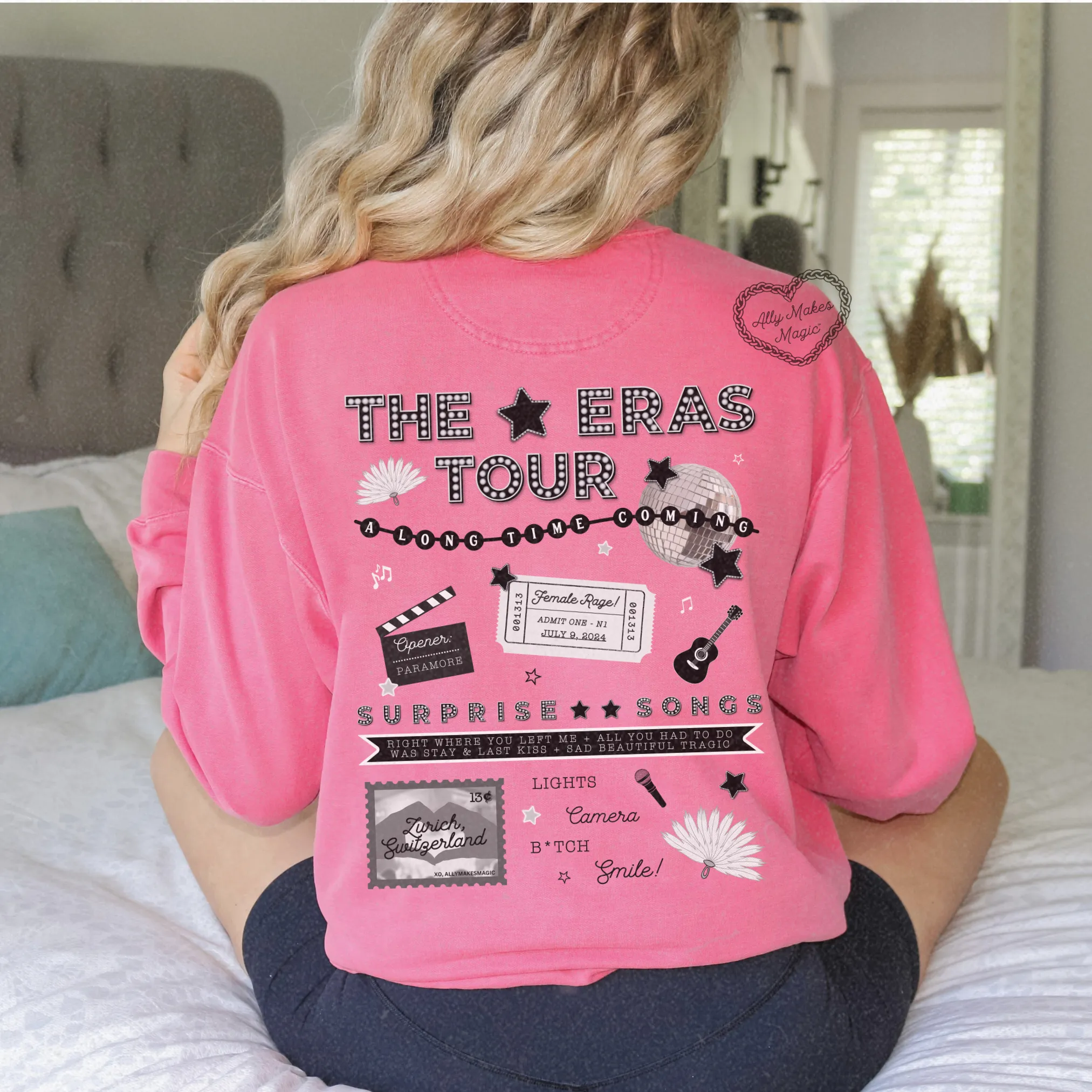 zurich night 1 pullover | comfort colors (tortured) sold by Ally Makes Magic