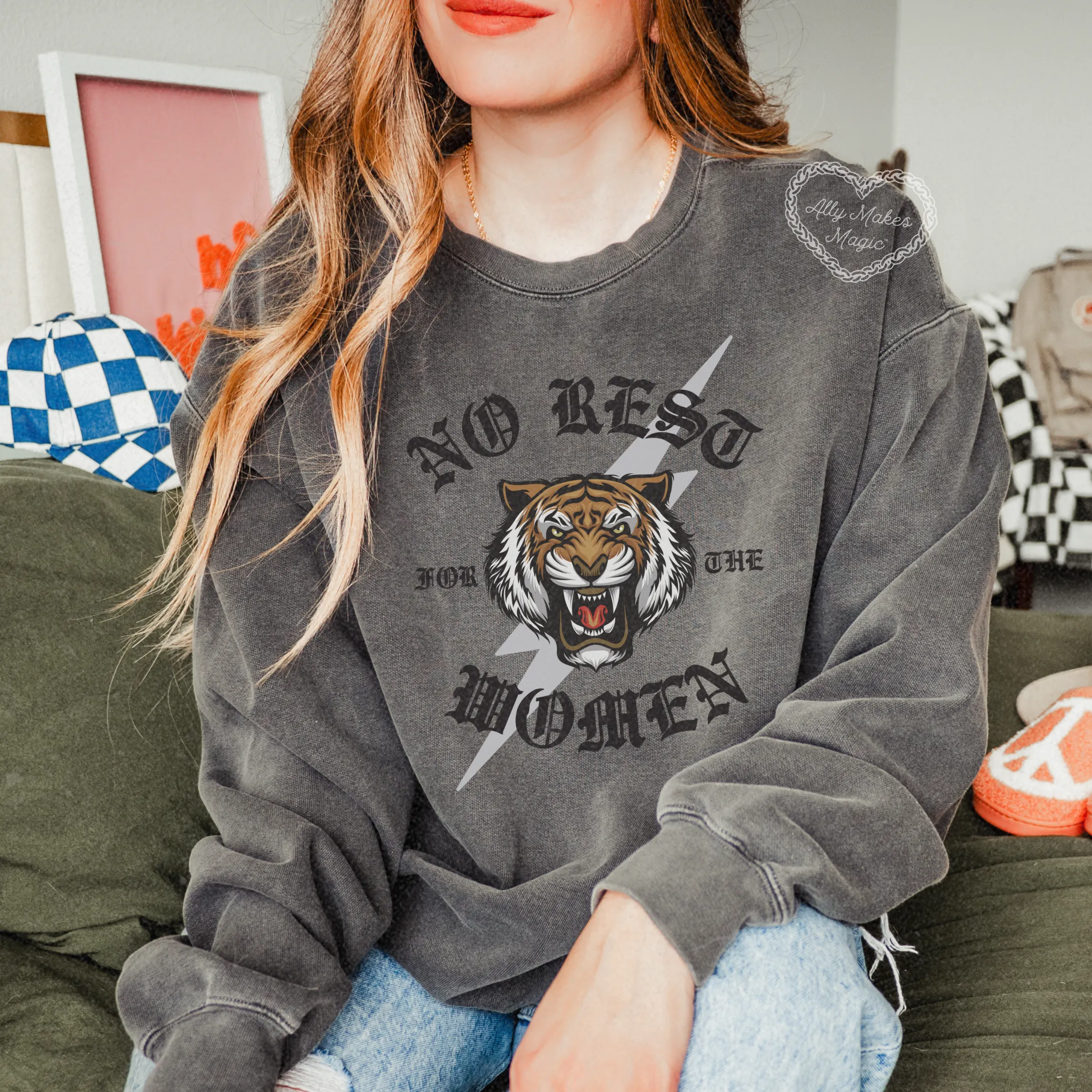 no rest 4 the women crew sold by Ally Makes Magic product image thumbnail 2