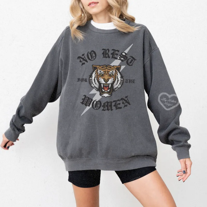 no rest 4 the women crew sold by Ally Makes Magic