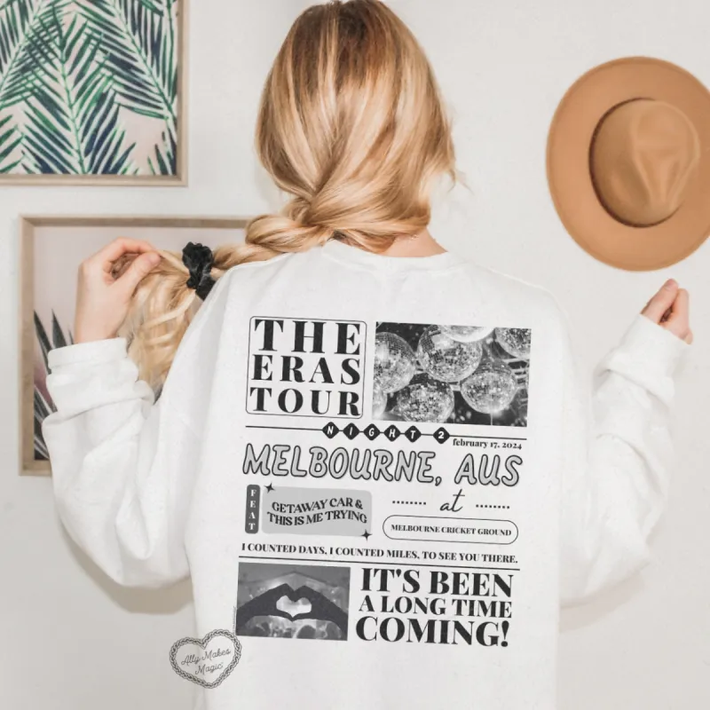 melbourne night 2 sweater | gildan sold by Ally Makes Magic