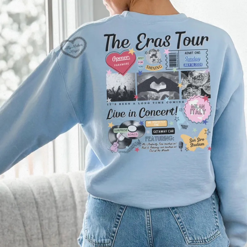 milan night 2 retro sweater | gildan sold by Ally Makes Magic