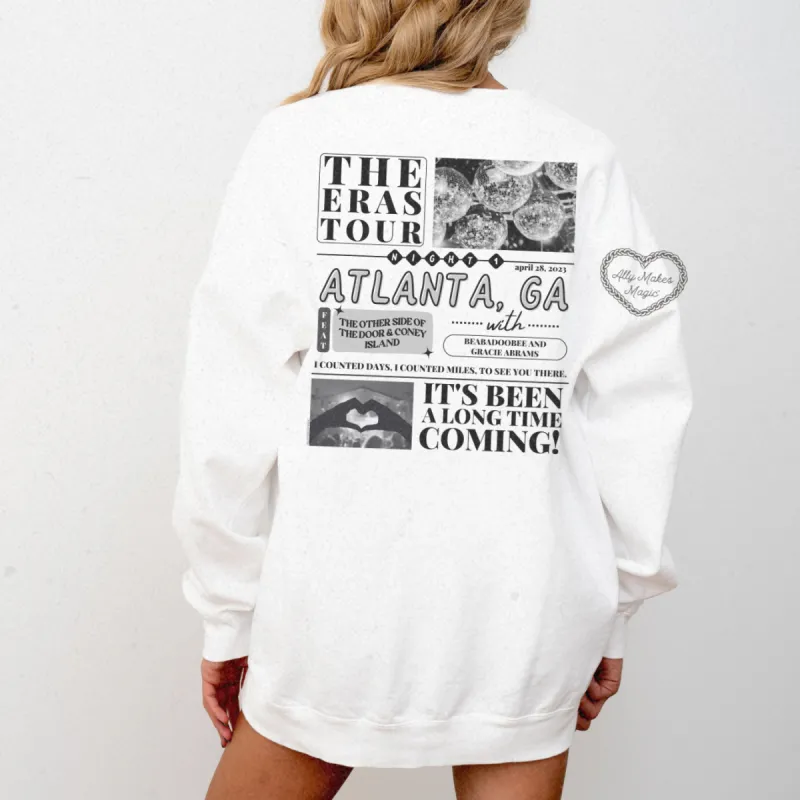 atlanta night 1 pullover | comfort colors sold by Ally Makes Magic