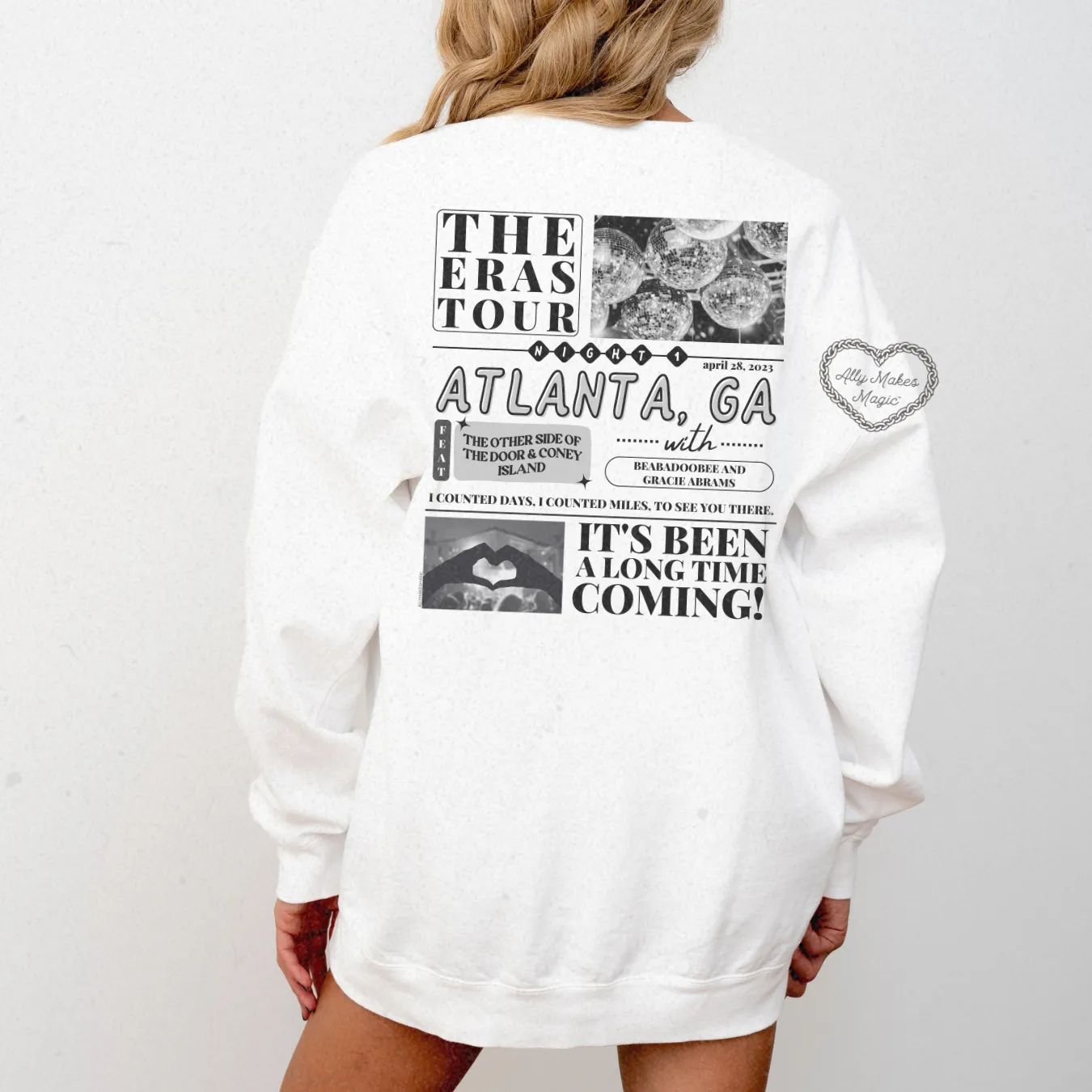 atlanta night 1 pullover | comfort colors sold by Ally Makes Magic