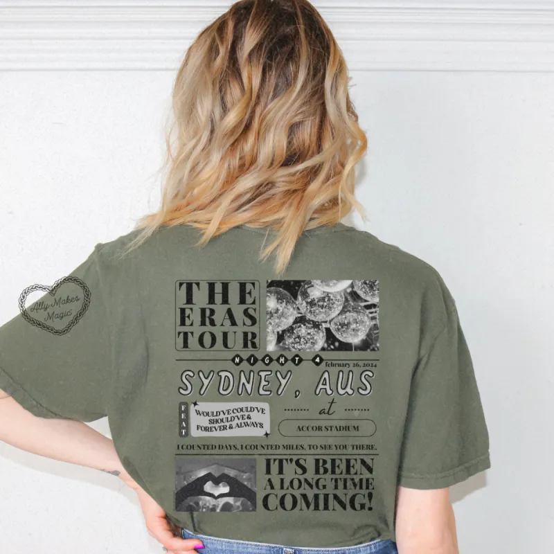 sydney night 4 tee | comfort colors sold by Ally Makes Magic