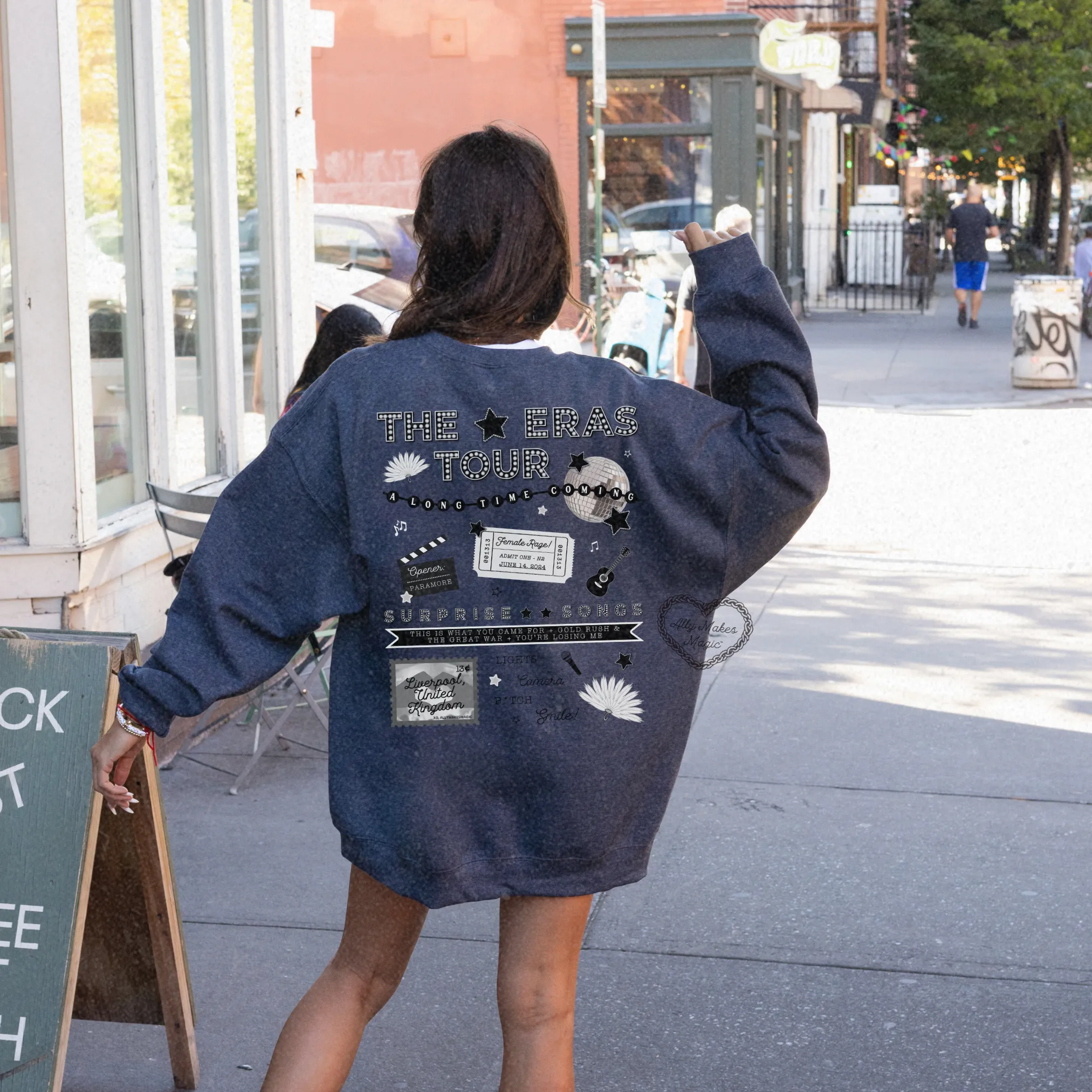 liverpool night 2 sweater | gildan (tortured) sold by Ally Makes Magic