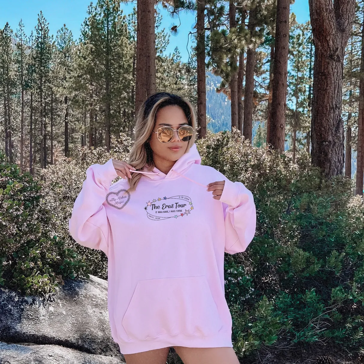 tokyo night 4 retro hoodie sold by Ally Makes Magic product image thumbnail 2