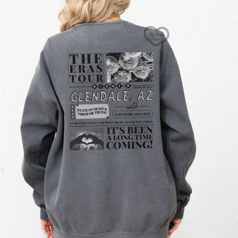 glendale night 2 pullover | comfort colors sold by Ally Makes Magic