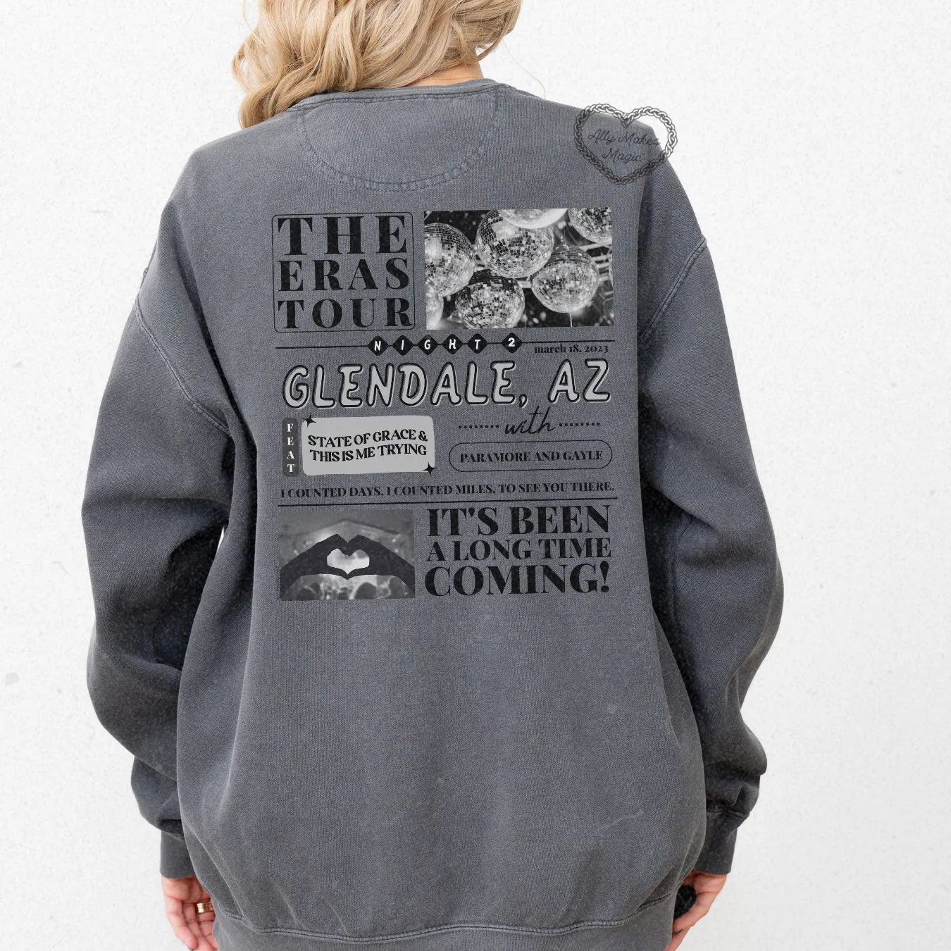 glendale night 2 pullover | comfort colors sold by Ally Makes Magic