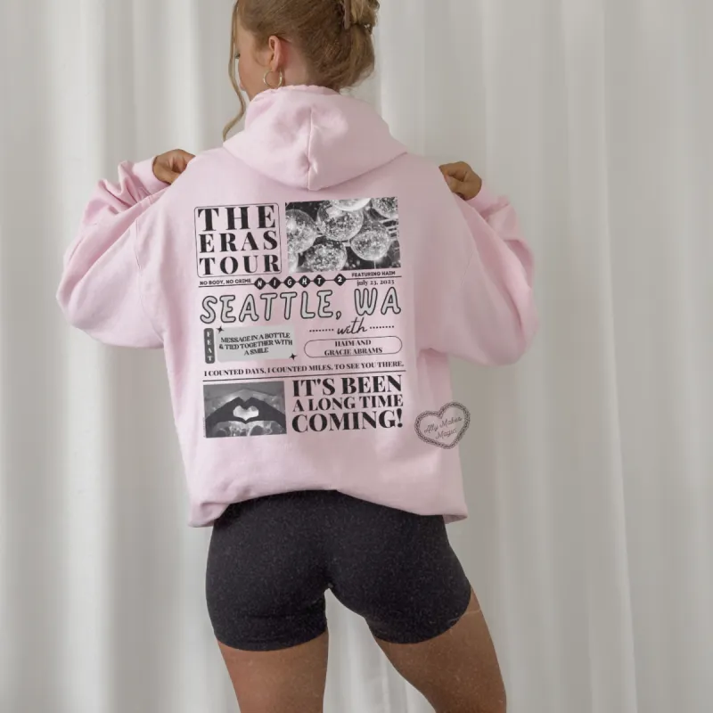 seattle night 2 hoodie sold by Ally Makes Magic