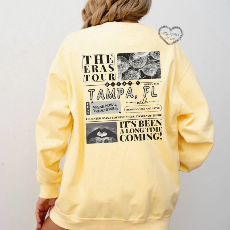 tampa night 1 pullover | comfort colors sold by Ally Makes Magic