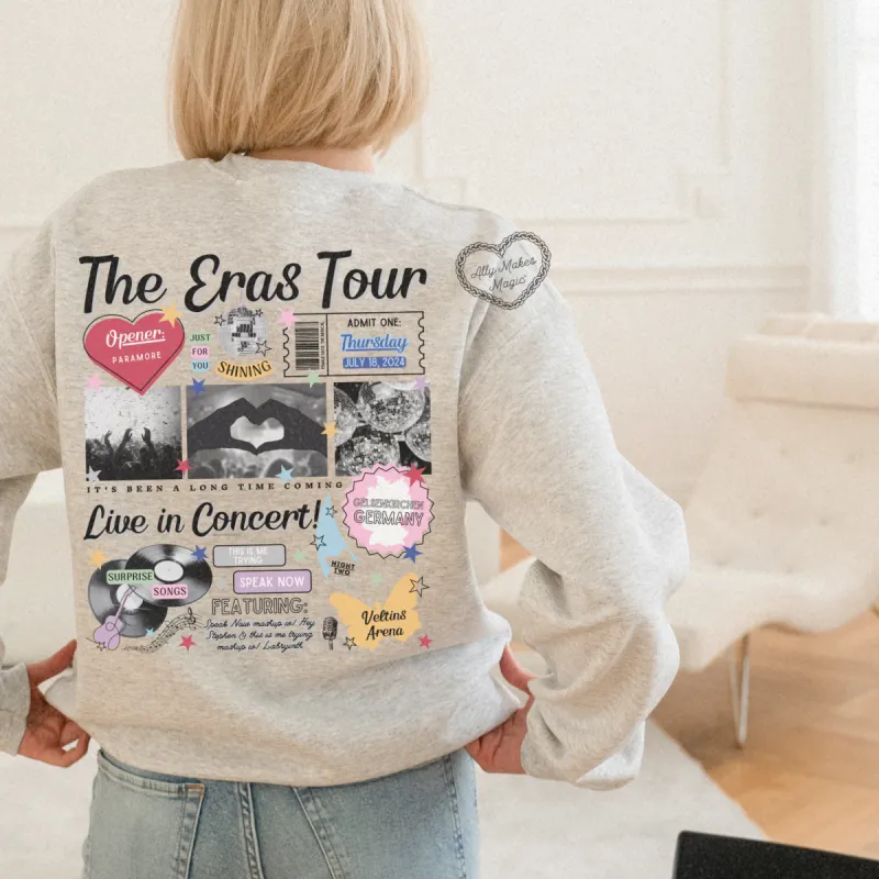 gelsenkirchen night 2 retro sweater | gildan sold by Ally Makes Magic