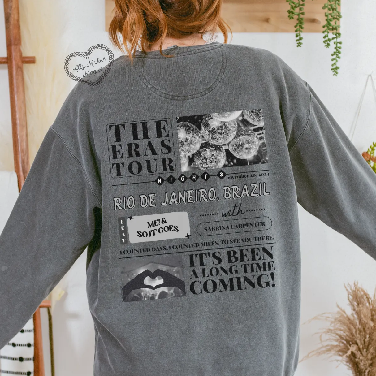 rio de janeiro night 3 pullover | comfort colors sold by Ally Makes Magic