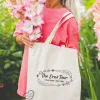 chicago night 3 retro tote bag sold by Ally Makes Magic