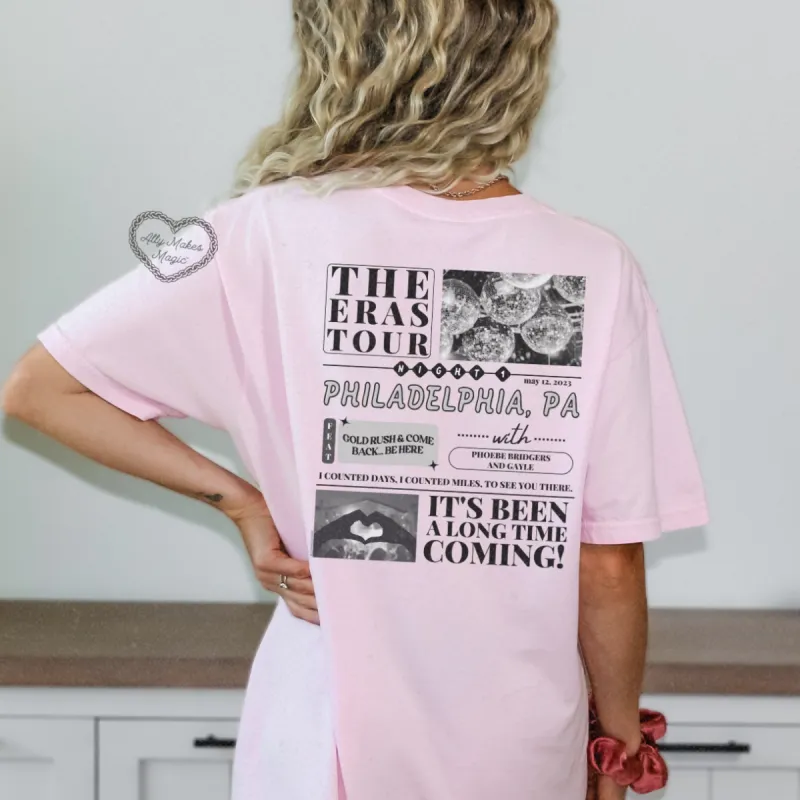 philadelphia night 1 t-shirt | comfort colors sold by Ally Makes Magic