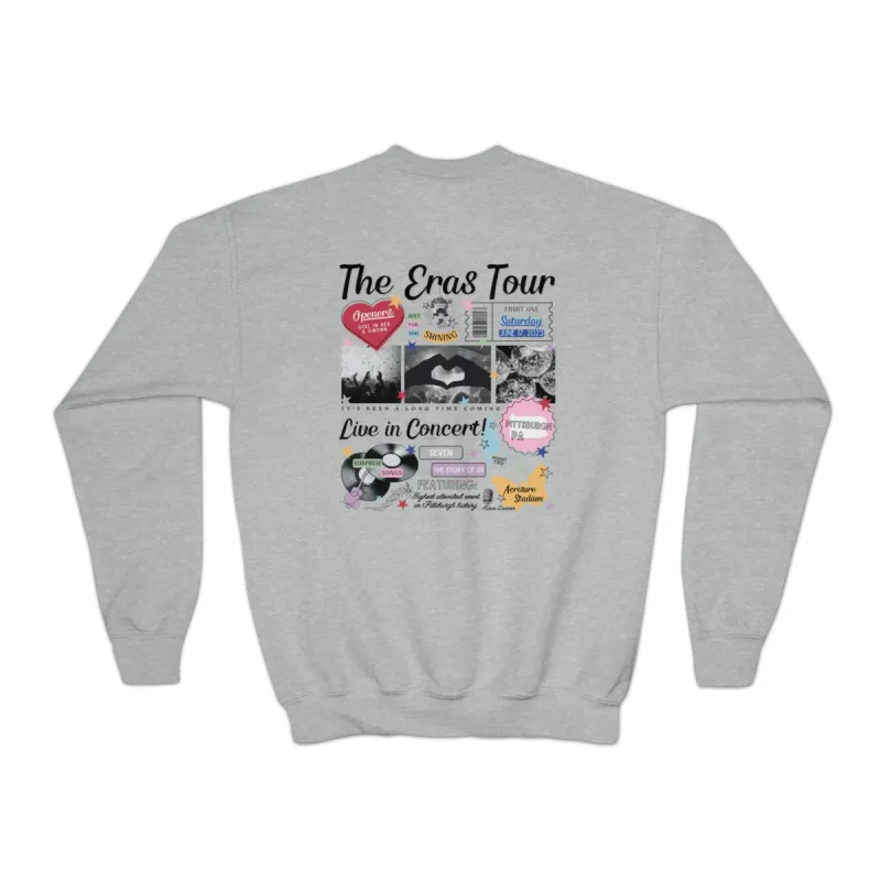 pittsburgh night 2 youth retro sweater sold by Ally Makes Magic