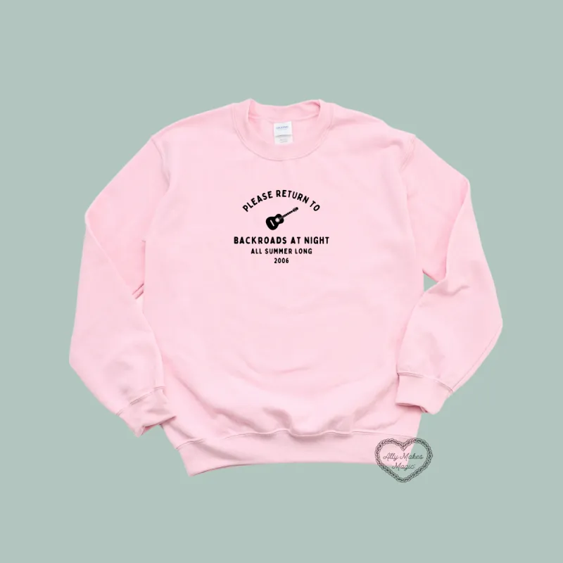 guitar crewneck sold by Ally Makes Magic