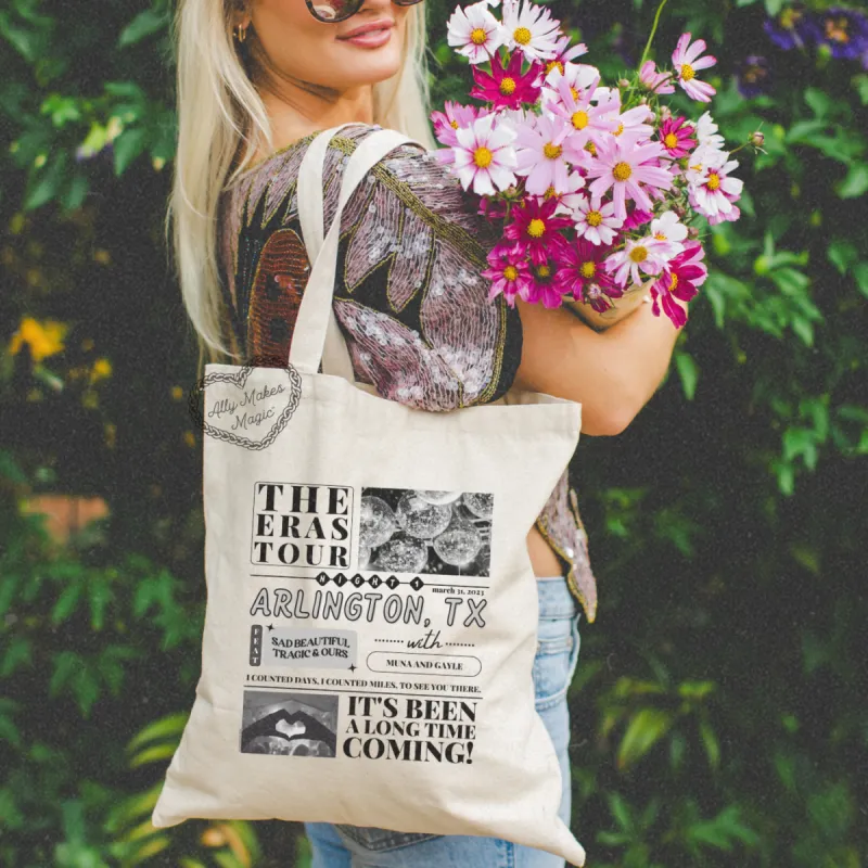 arlington night 1 tote bag sold by Ally Makes Magic