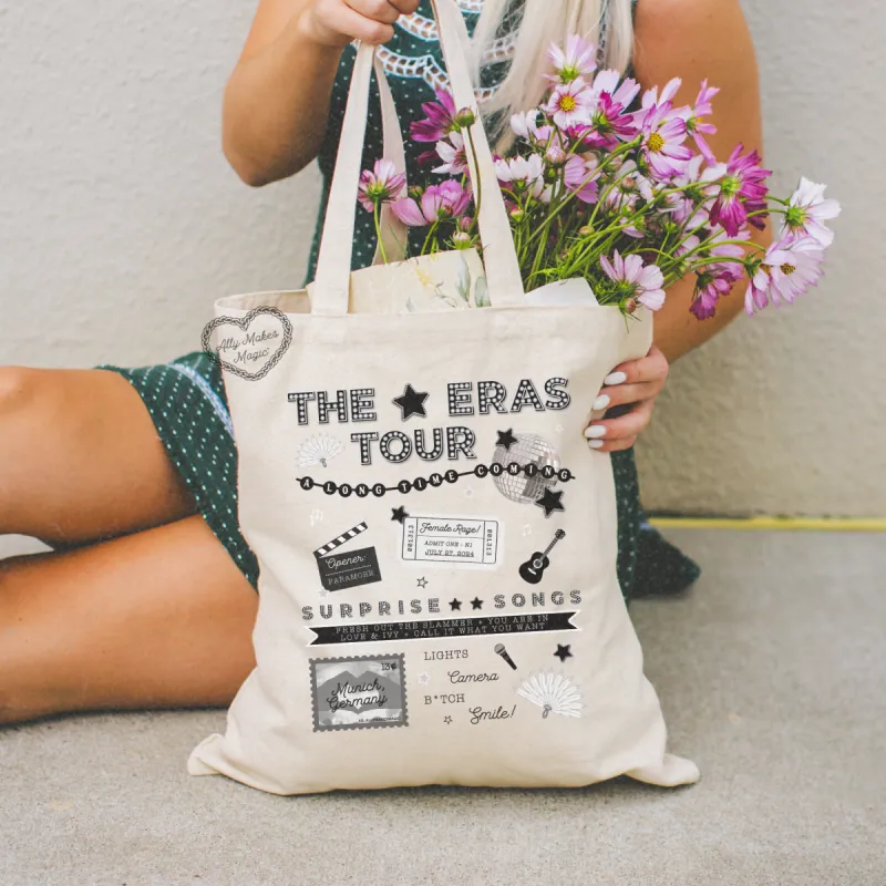 munich night 1 tote bag (tortured) sold by Ally Makes Magic