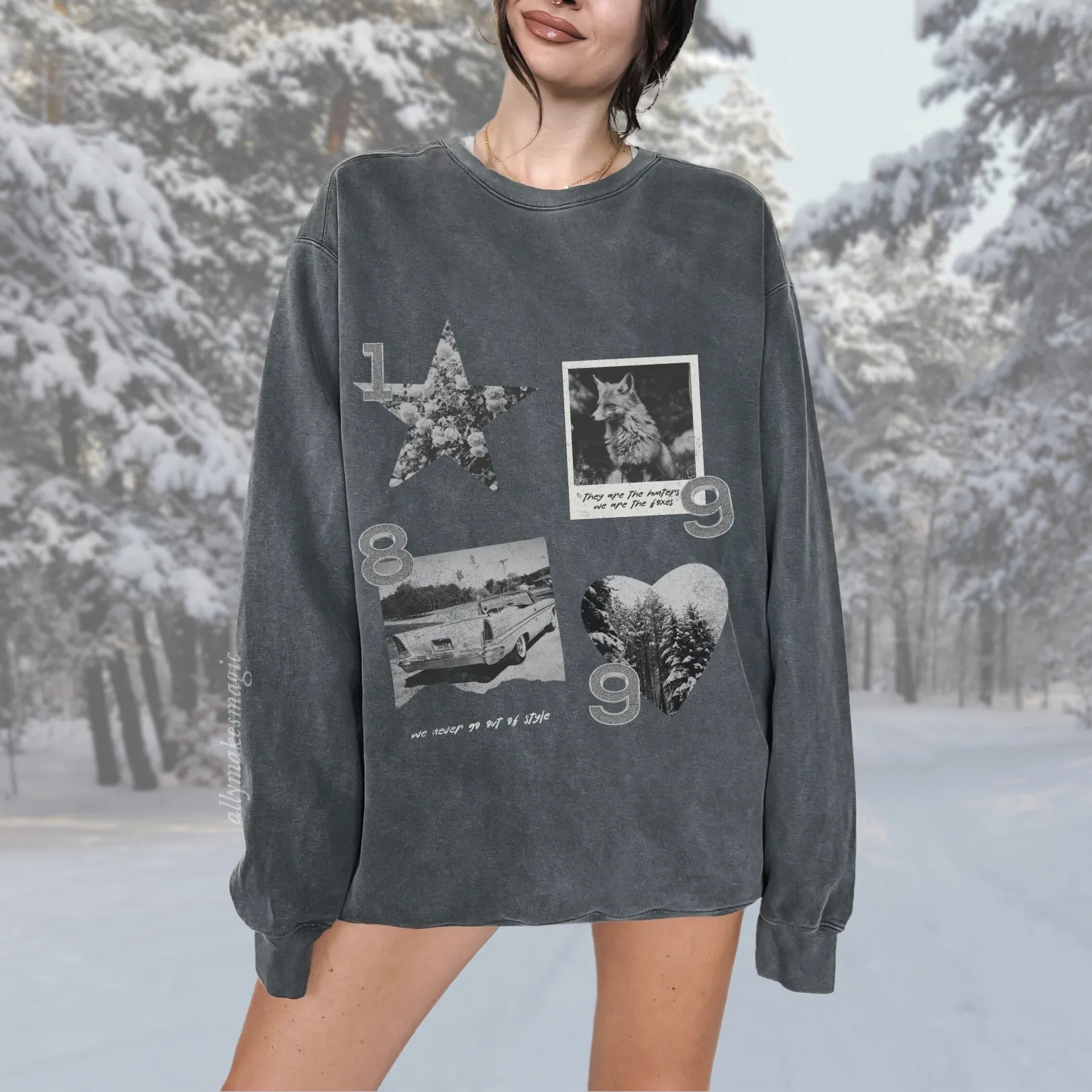 the '89 polaroid pullover sold by Ally Makes Magic product image thumbnail 3