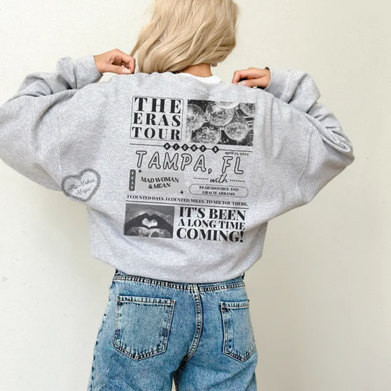 tampa night 3 sweater | gildan sold by Ally Makes Magic