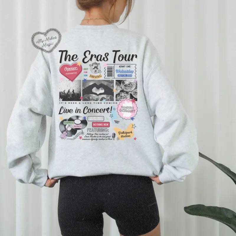 hamburg night 2 retro sweater | gildan sold by Ally Makes Magic