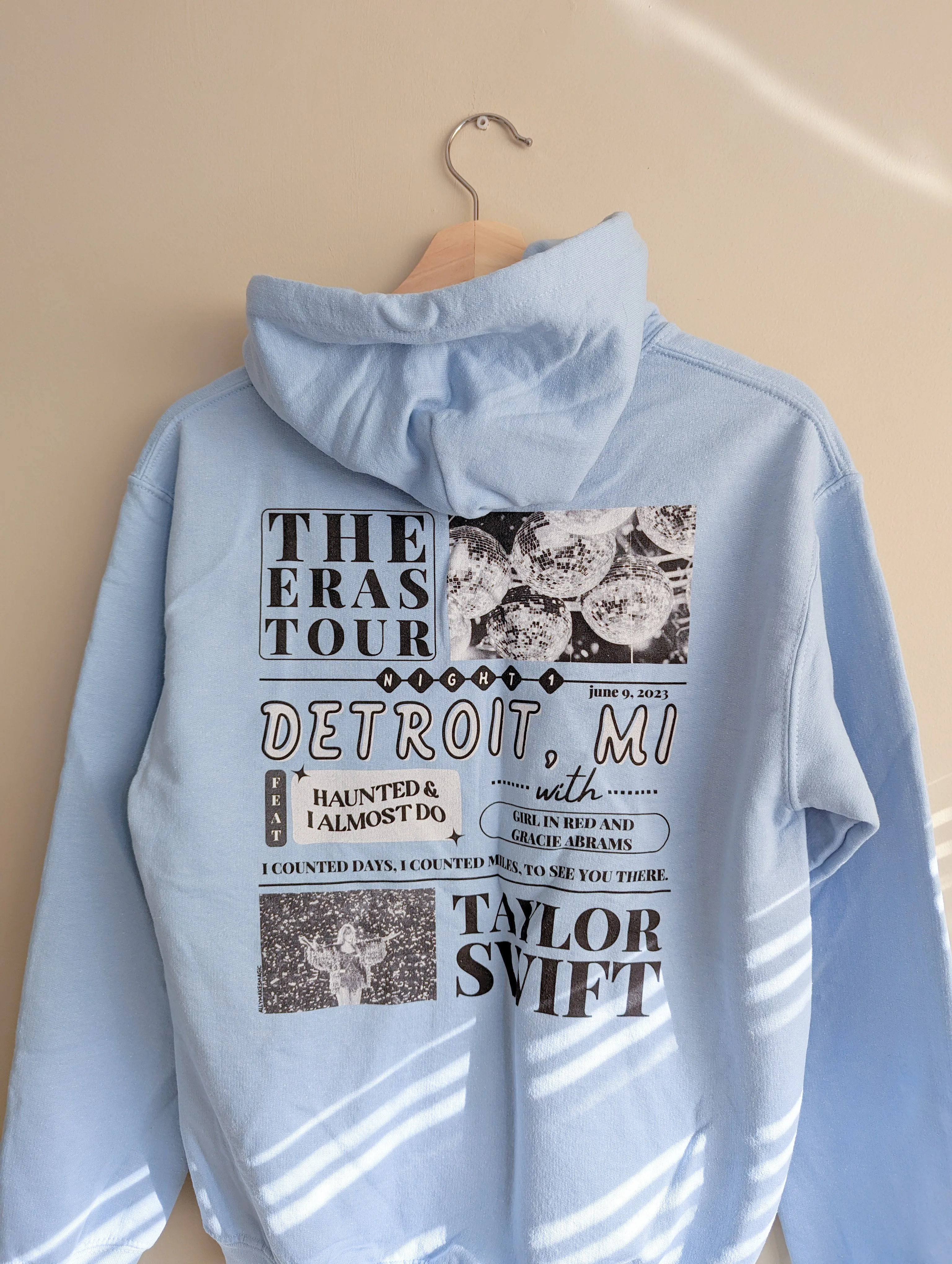 (S) detroit night 1 hoodie *sample sale* sold by Ally Makes Magic product image thumbnail 2