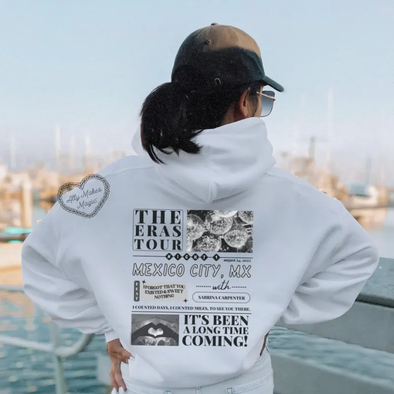 mexico city night 1 hoodie sold by Ally Makes Magic