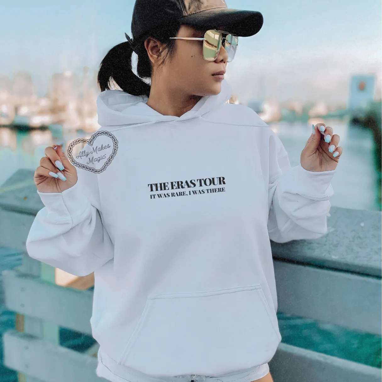 mexico city night 1 hoodie sold by Ally Makes Magic product image thumbnail 2