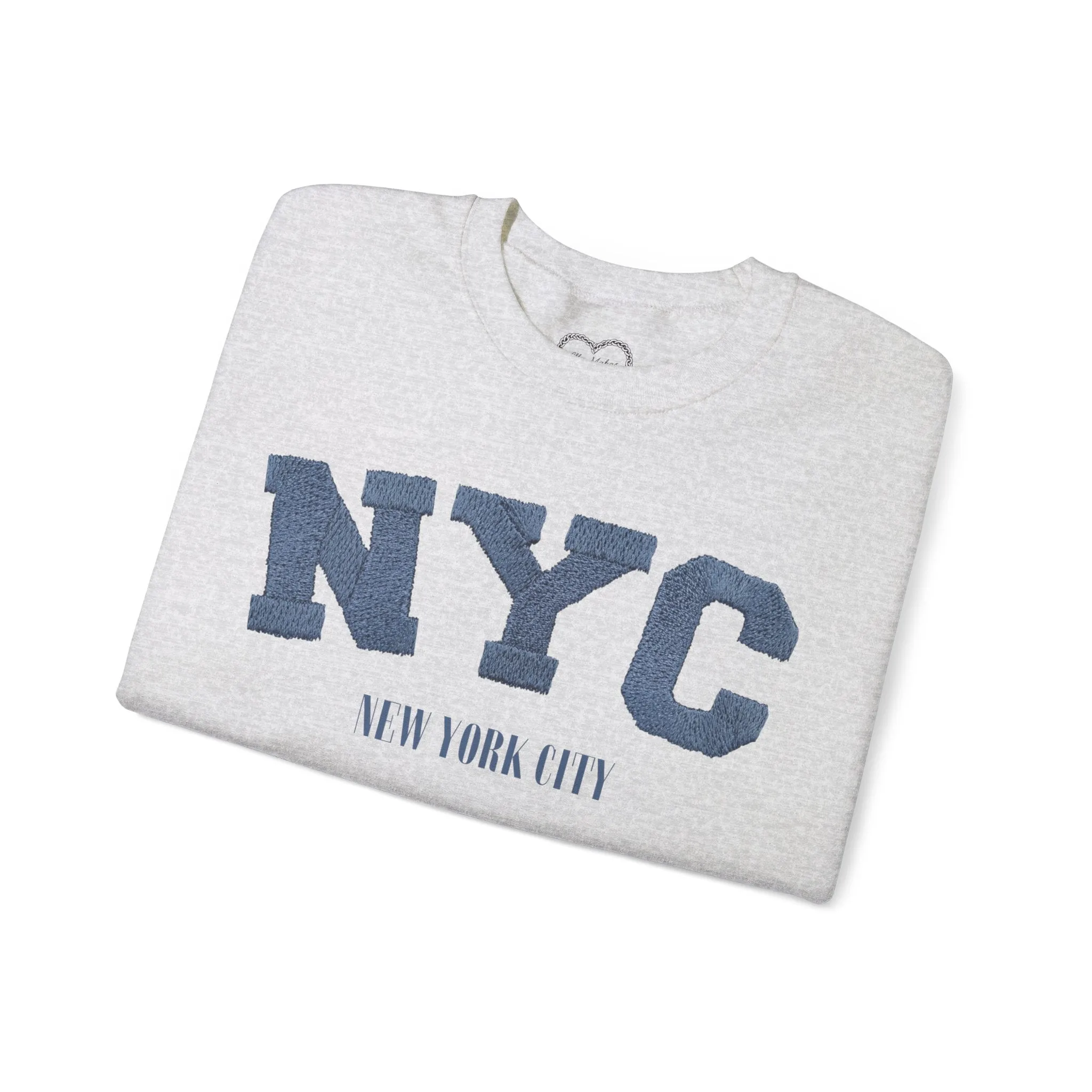 nyc sweater (faux embroidery) sold by Ally Makes Magic product image thumbnail 3