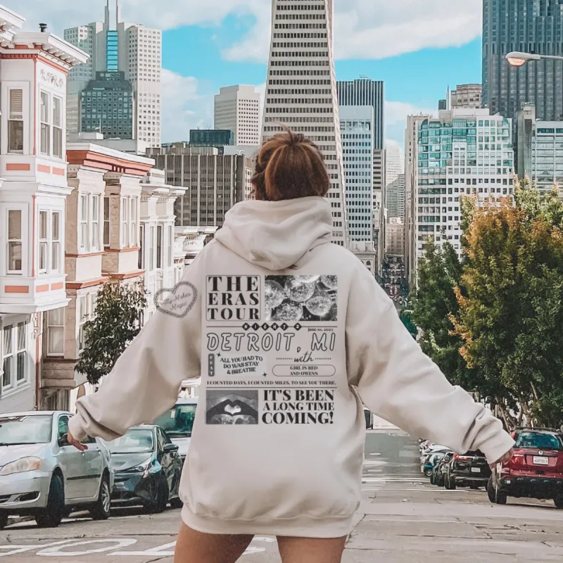 detroit night 2 hoodie sold by Ally Makes Magic