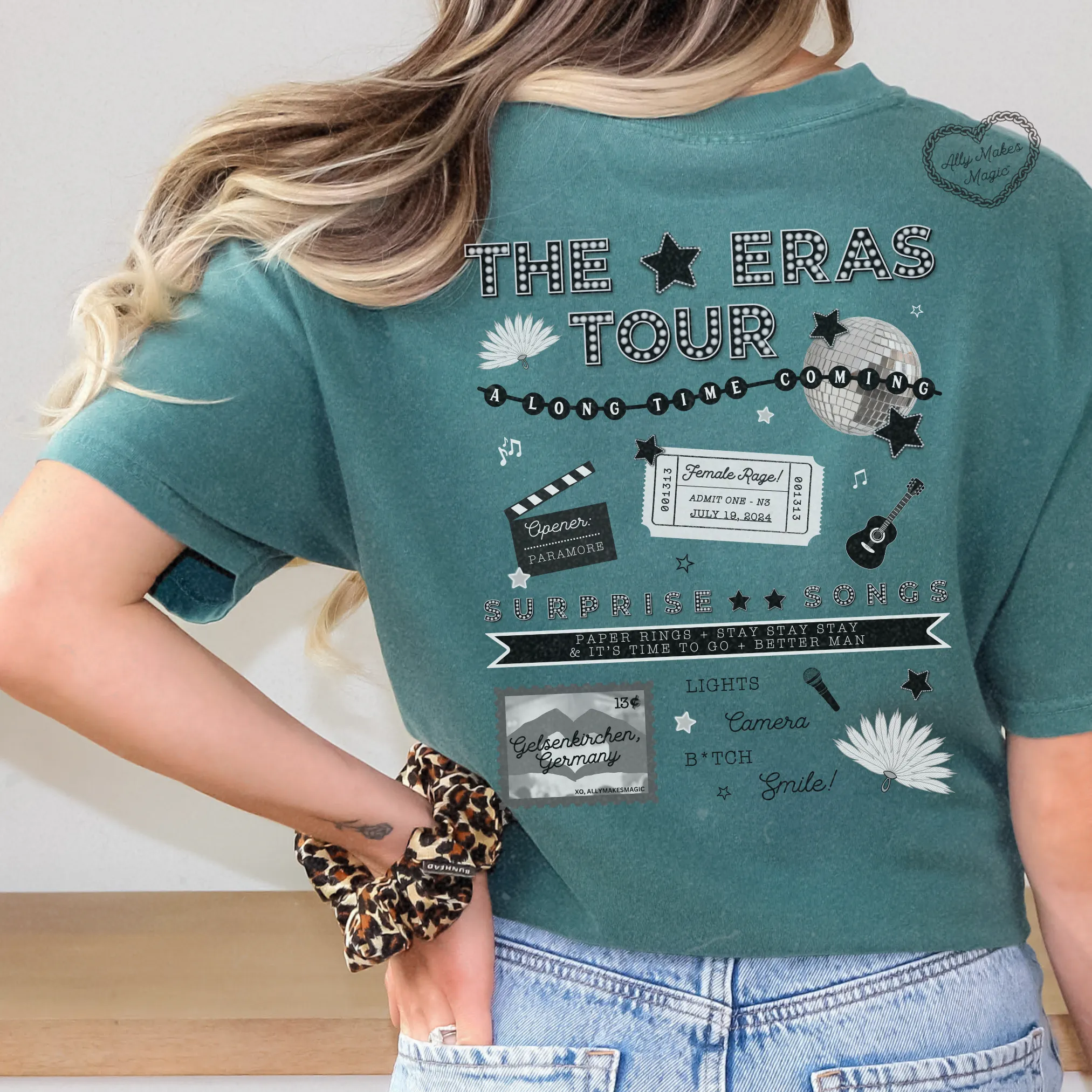 gelsenkirchen night 3 tee | comfort colors (tortured) sold by Ally Makes Magic