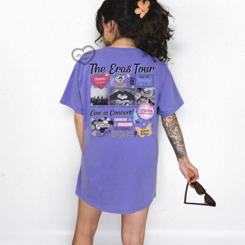 liverpool night 1 retro tee | comfort colors sold by Ally Makes Magic