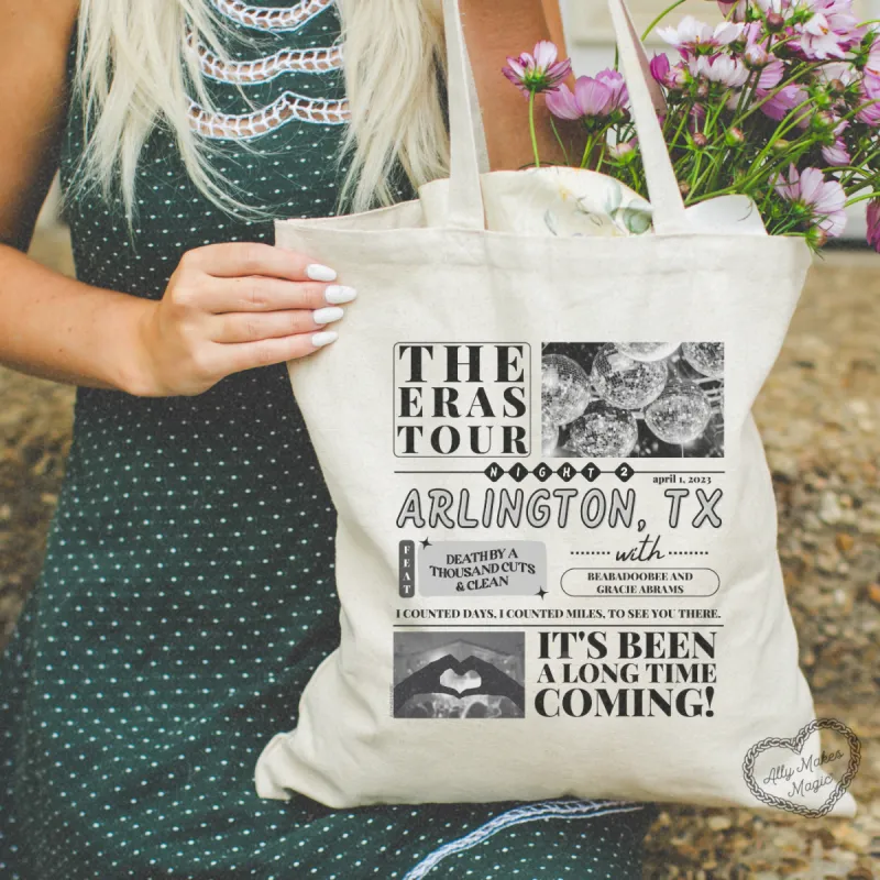 arlington night 2 tote bag sold by Ally Makes Magic