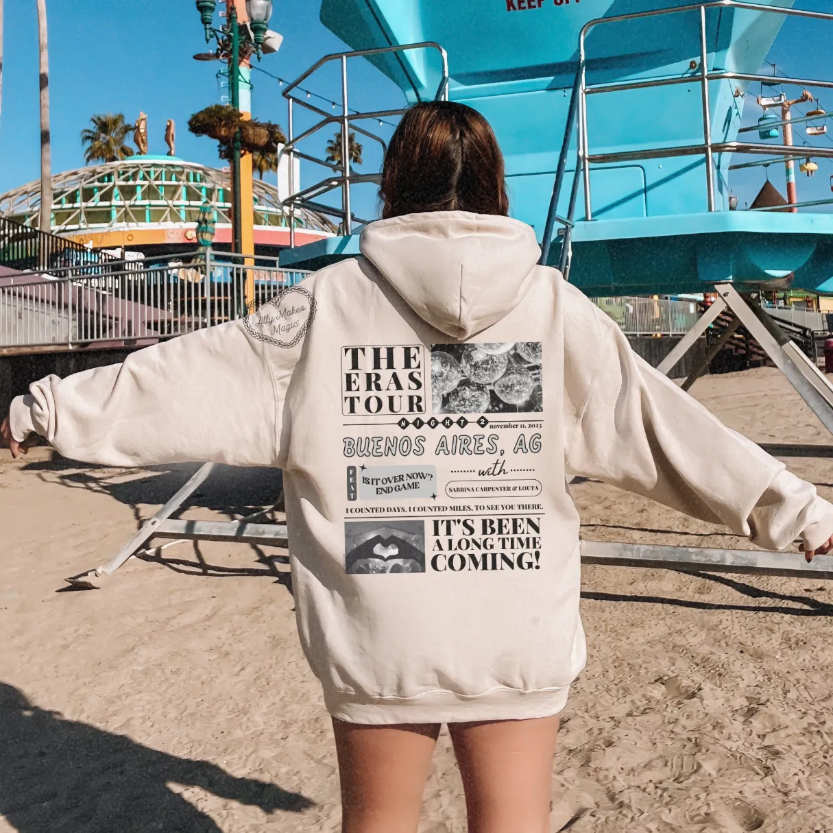 buenos aires night 2 hoodie sold by Ally Makes Magic