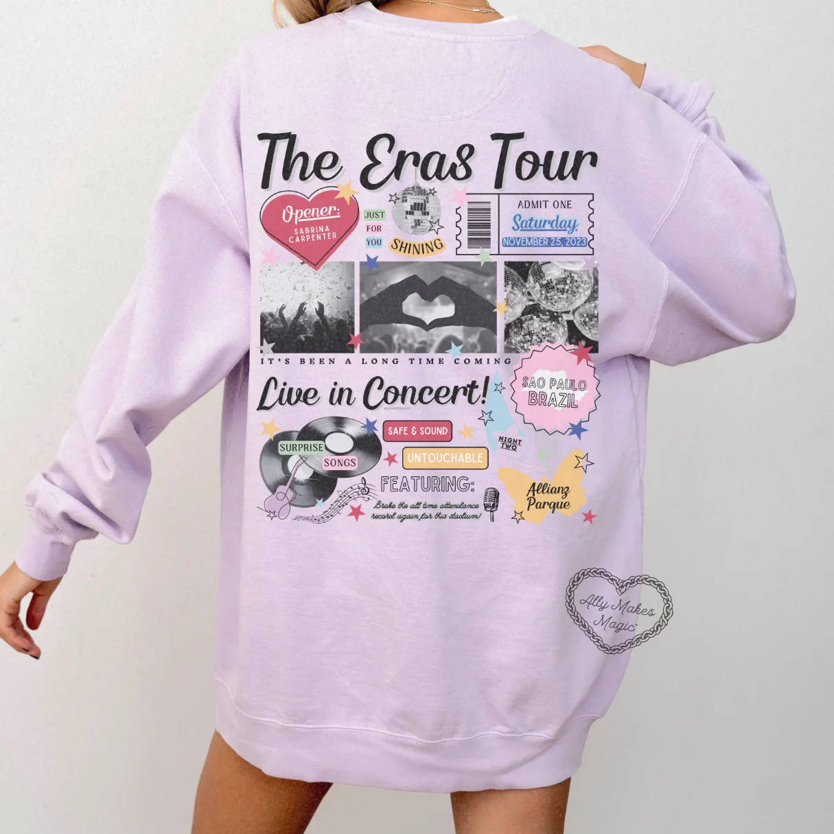 são paulo night 2 retro pullover | comfort colors sold by Ally Makes Magic