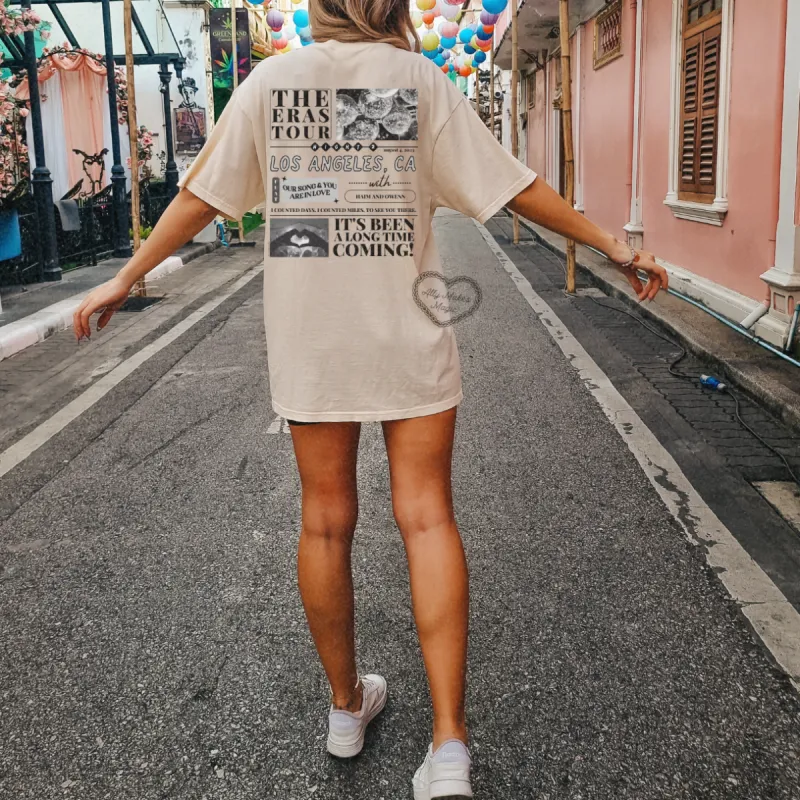 los angeles night 2 t-shirt | comfort colors sold by Ally Makes Magic