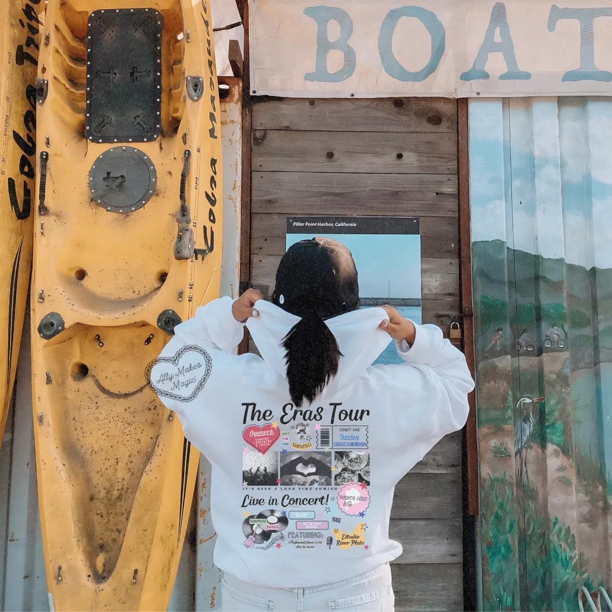 buenos aires night 3 retro hoodie sold by Ally Makes Magic