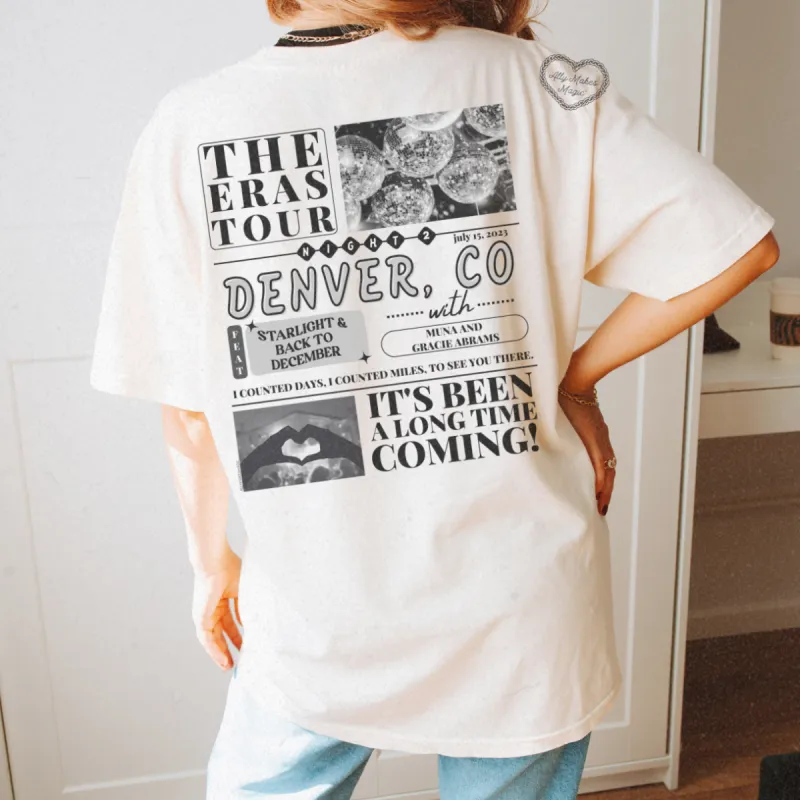denver night 2 t-shirt | comfort colors sold by Ally Makes Magic