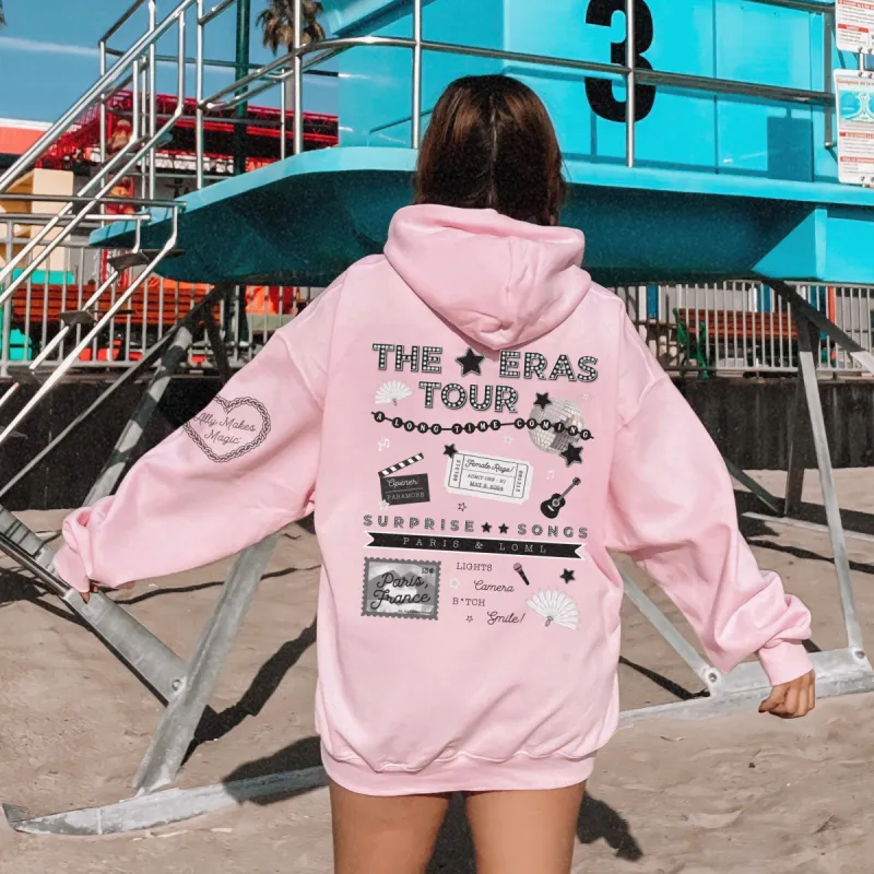 paris night 1 hoodie (tortured) sold by Ally Makes Magic
