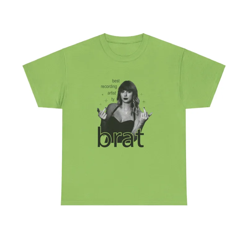 brat artist tee sold by Ally Makes Magic