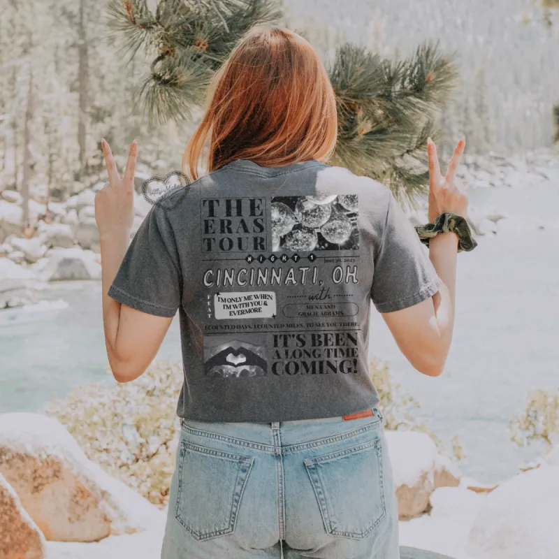 cincinnati night 1 t-shirt | comfort colors sold by Ally Makes Magic