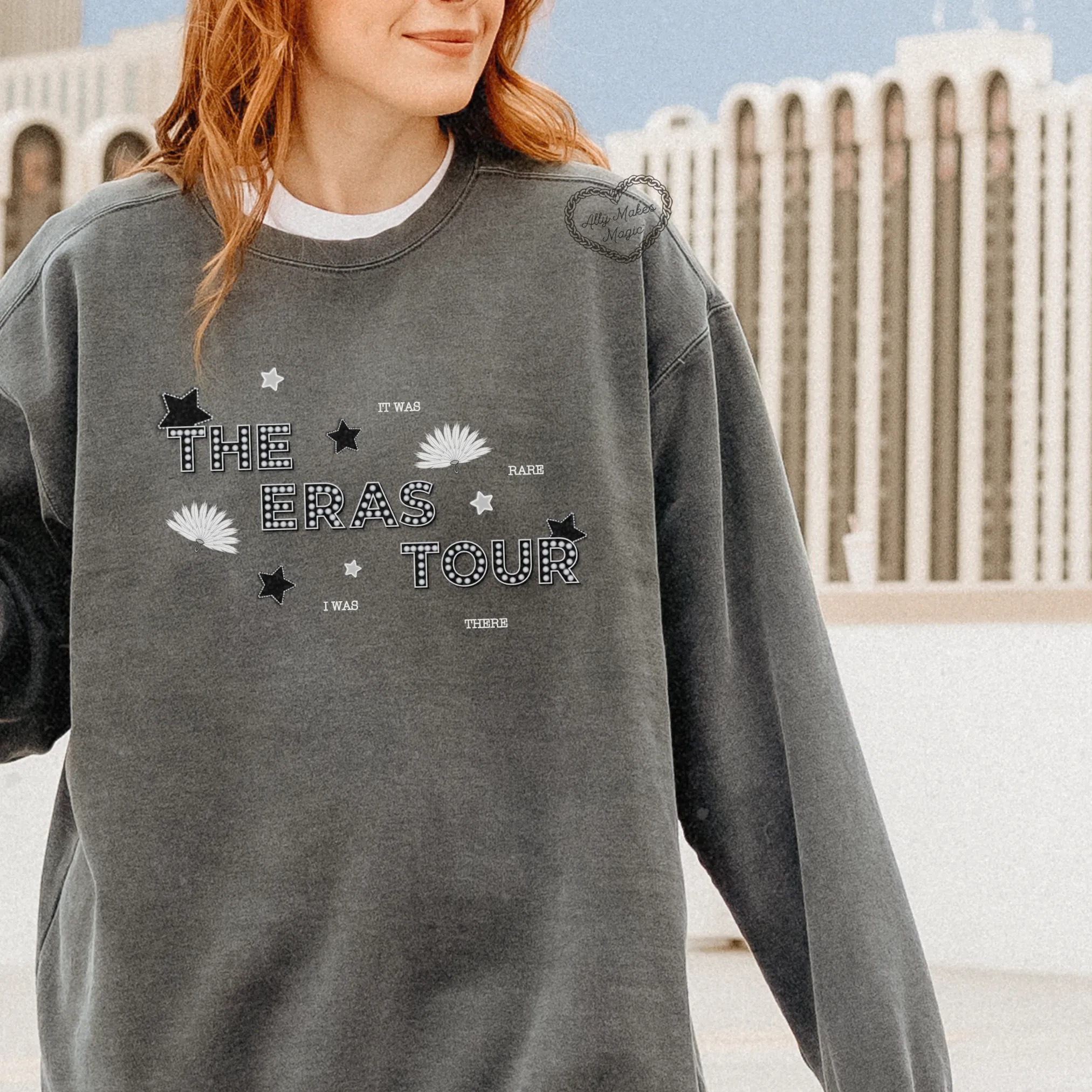 gelsenkirchen night 3 pullover | comfort colors (tortured) sold by Ally Makes Magic product image thumbnail 2