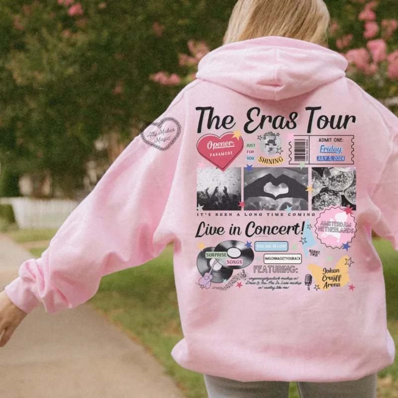 amsterdam night 2 retro hoodie sold by Ally Makes Magic